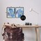 Stupell Industries Blue Abstract with Yellow 2pc Framed Giclee Wall Art Set Design by Melissa Wang